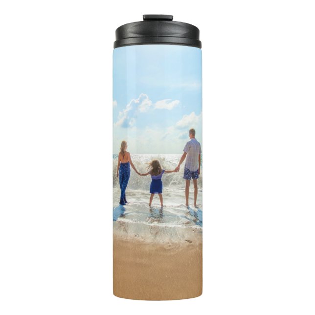 Termo Tumbler termal fotográfico personalizado con tus f (Anverso)