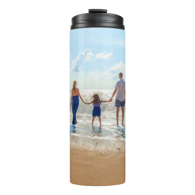 Termo Tumbler termal fotográfico personalizado con tus f (Anverso)