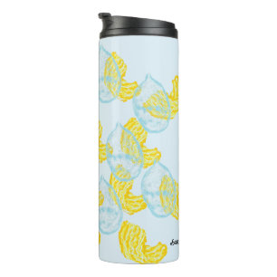 Termo Tumbler termal: Lluvia gotas de lluvia de gatos de