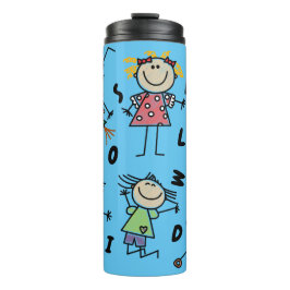 Termo Tumbler termal mundial infantil