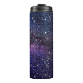 Termo Tumbler termal nocturno Starry de la Galaxia Azul 