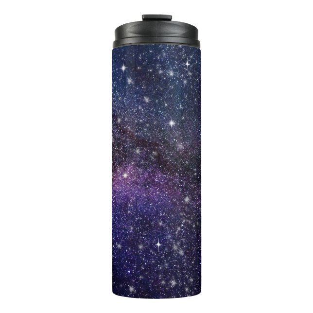 Termo Tumbler termal nocturno Starry de la Galaxia Azul  (Anverso)