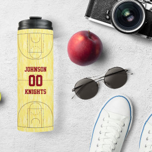 Termo Tumbler termal personalizado de la cancha de balon