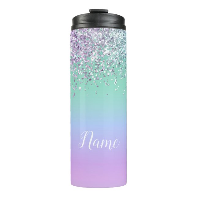 Termo Tumbler termal personalizado de Purpurina de unico (Anverso)