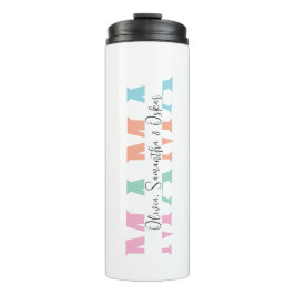 Termo Tumbler termal personalizado Pastel "MAMA"