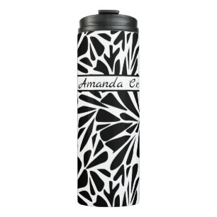 Termo Tumbler termal Resumen monocromo moderno sin solda