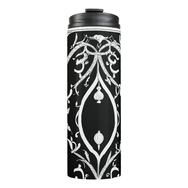Termo Tumbler termal: traza gothing elegante (Anverso)