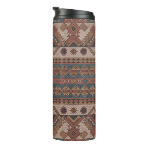 Termo Tumbler Termal Tribal Geométrico De Boho - Insulad