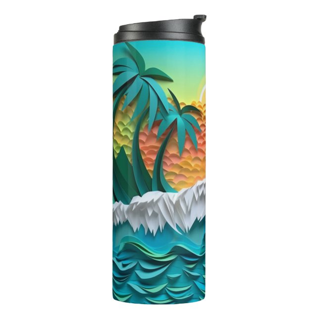 Termo Tumbler térmico (Rotado hacia la izquierda)
