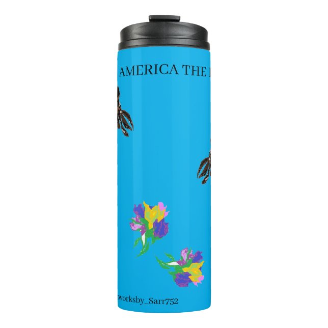 Termo Tumbler térmico: Águila de BALD AMERICANA (Anverso)