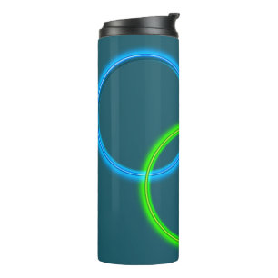 Termo Tumbler Térmico - Anillos entrelazados