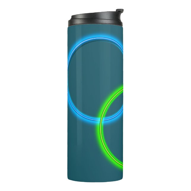 Termo Tumbler Térmico - Anillos entrelazados (Rotado hacia la izquierda)