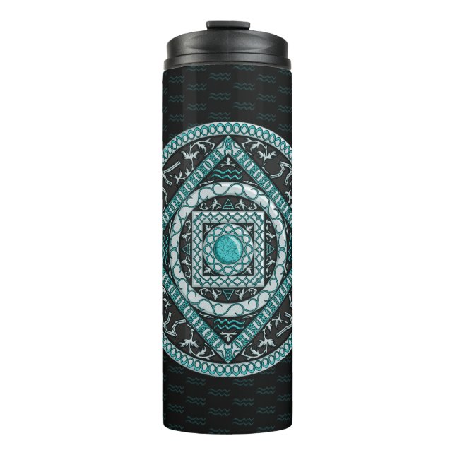 Termo Tumbler térmico Aquarius Mandala (Anverso)