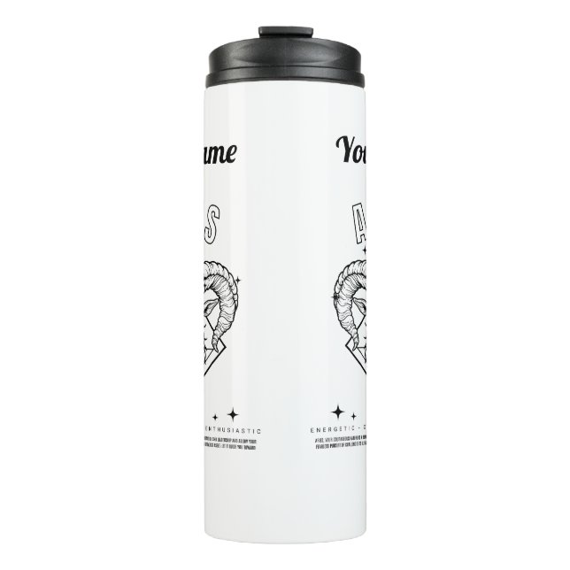Termo Tumbler térmico Aries personalizado (Anverso)