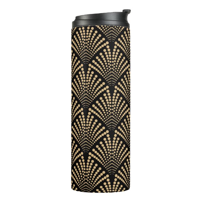 Termo Tumbler térmico Art Deco (Rotado hacia la izquierda)