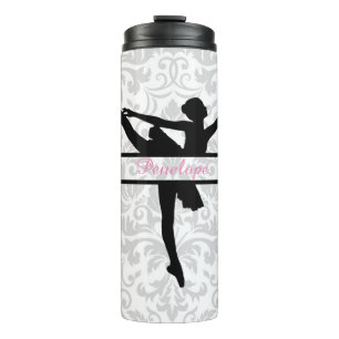 Termo Tumbler térmico Ballerina Silhouette personalizad
