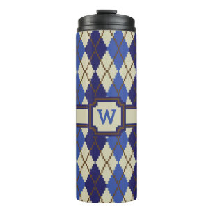 Termo Tumbler térmico Blueberry Scone Argyle