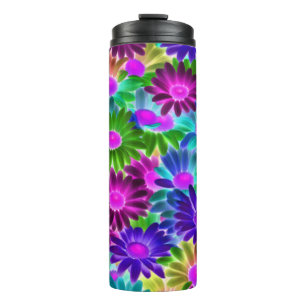 Termo Tumbler térmico - Bouquet colorido #121