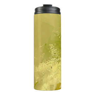 Termo Tumbler térmico Cactus Orquídea Luz Verde Cubierta