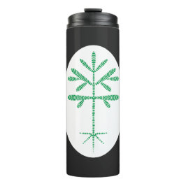 Termo Tumbler térmico con aplauso verde