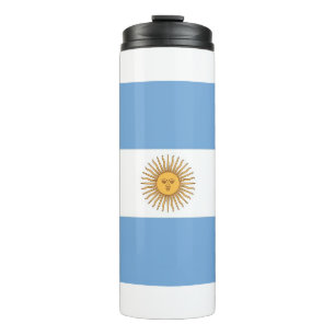 Termo Tumbler térmico con bandera argentina