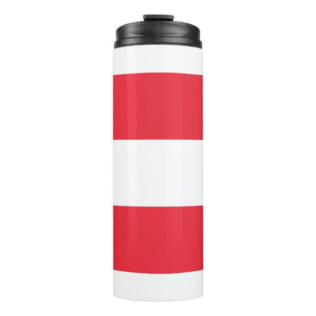 Termo Tumbler térmico con bandera de Austria (Anverso)