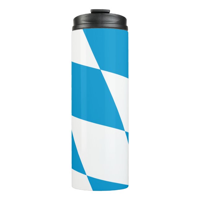Termo Tumbler térmico con bandera de Baviera, Alemania (Anverso)