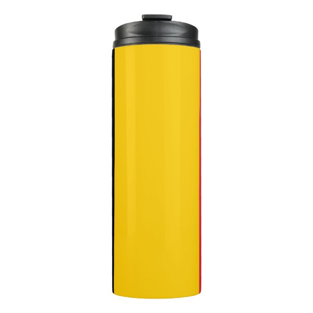 Termo Tumbler térmico con bandera de Bélgica (Anverso)