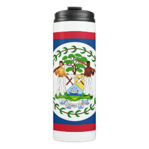 Termo Tumbler térmico con bandera de Belice