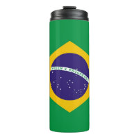 Tumbler térmico con bandera de Brasil