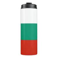 Tumbler térmico con bandera de Bulgaria