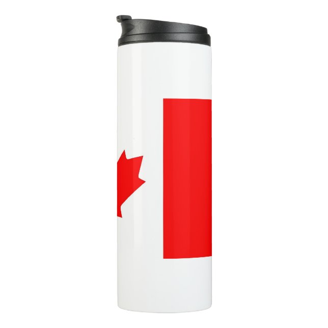 Termo Tumbler térmico con bandera de Canadá (Rotado hacia la derecha)