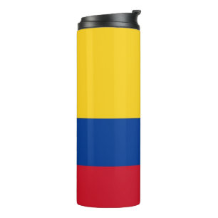 Termo Tumbler térmico con bandera de Colombia