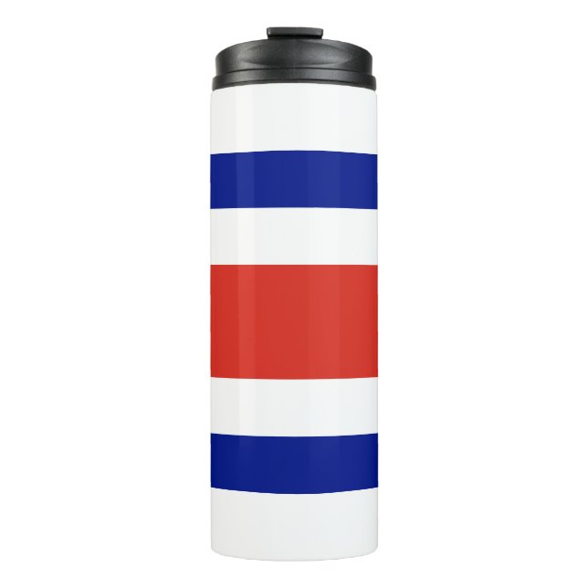 Termo Tumbler térmico con bandera de Costa Rica (Anverso)