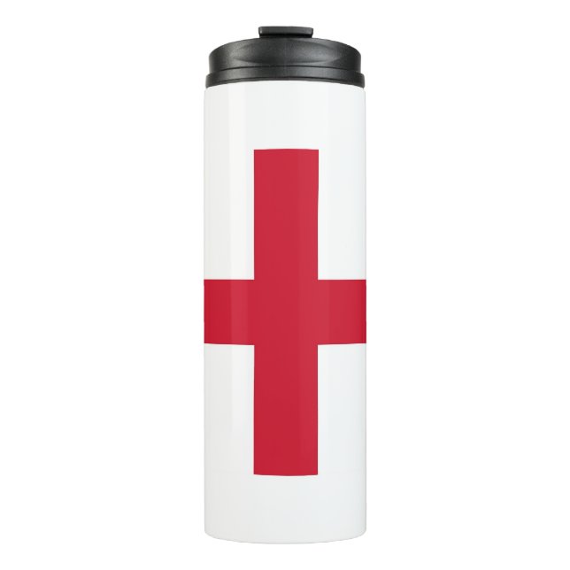Termo Tumbler térmico con bandera de Inglaterra (Anverso)