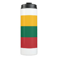 Tumbler térmico con bandera de Lituania