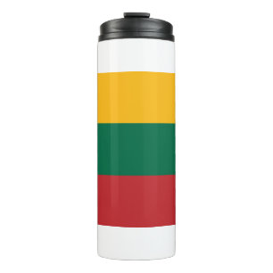 Termo Tumbler térmico con bandera de Lituania
