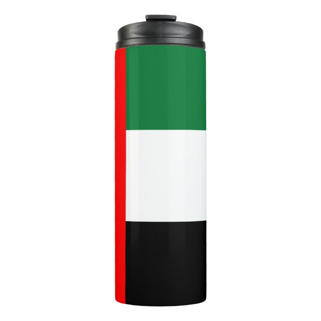 Termo Tumbler térmico con bandera de los EAU (Anverso)