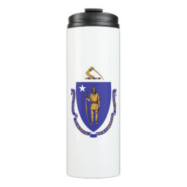 Termo Tumbler térmico con bandera de Massachusetts, Esta