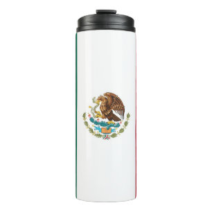 Termo Tumbler térmico con bandera de México