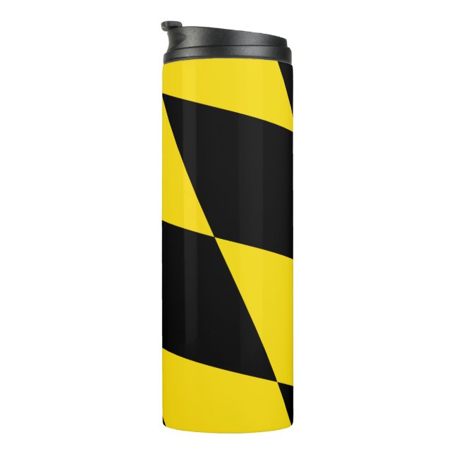 Termo Tumbler térmico con bandera de Munich, Alemania (Rotado hacia la derecha)