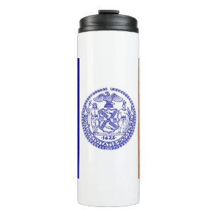 Termo Tumbler térmico con bandera de Nueva York, EE. UU.