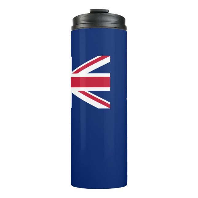 Termo Tumbler térmico con bandera de Nueva Zelanda (Anverso)