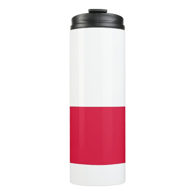 Termo Tumbler térmico con bandera de Polonia (Anverso)