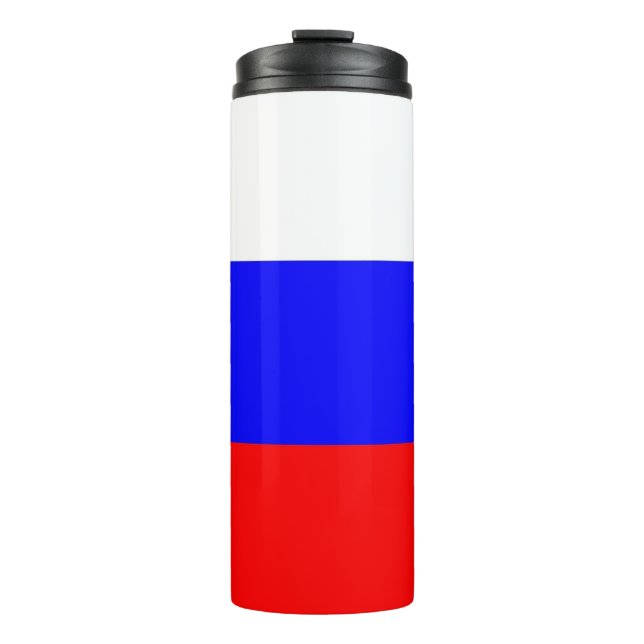 Termo Tumbler térmico con bandera de Rusia (Anverso)