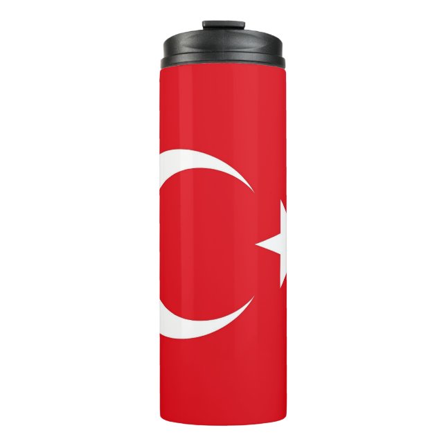 Termo Tumbler térmico con bandera de Turquía (Anverso)