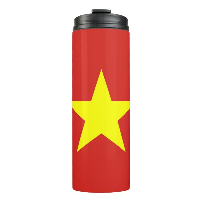 Termo Tumbler térmico con bandera de Vietnam (Anverso)