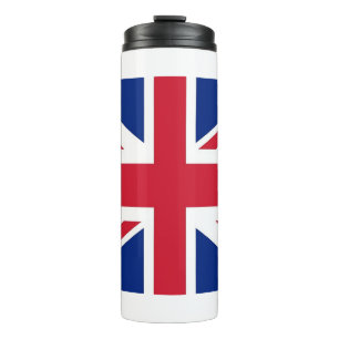 Termo Tumbler térmico con bandera del Reino Unido