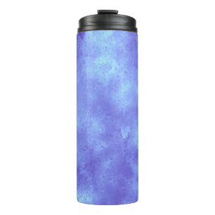 Termo Tumbler térmico con efecto de tormenta azul