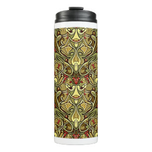 Termo Tumbler térmico con fondo de escritorio Art Nouvea